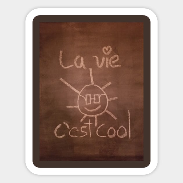 La Vie C'est Cool Sticker by IanWylie87